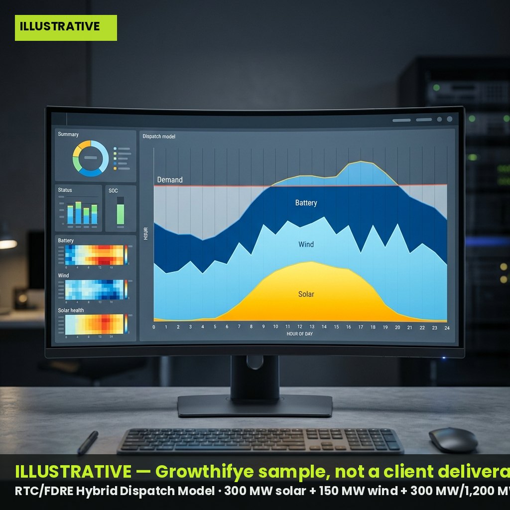 Illustrative — RTC/FDRE Hybrid Dispatch Model