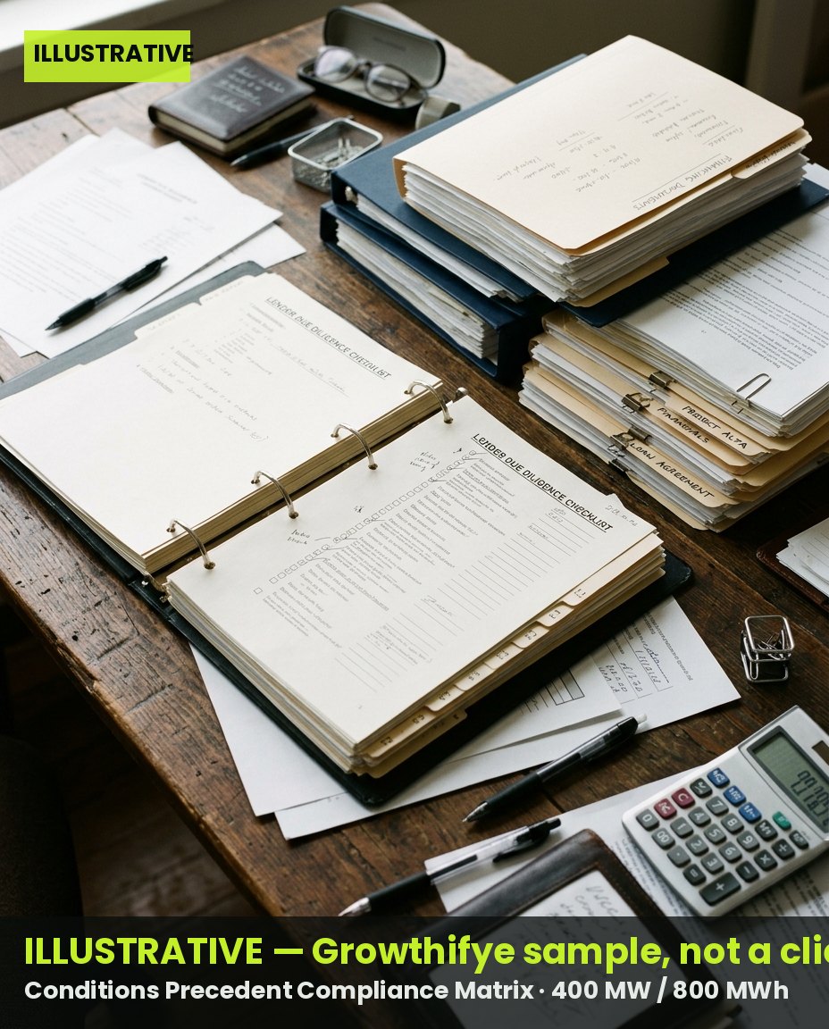 Illustrative — Conditions Precedent Compliance Matrix