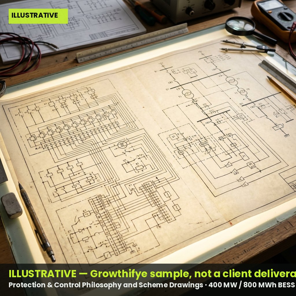 Illustrative — Protection & Control Philosophy and Scheme Drawings