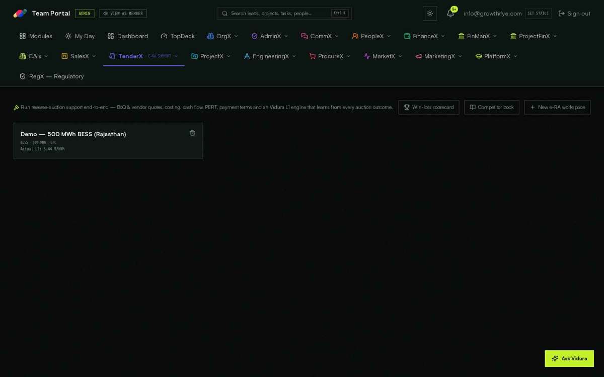 e-RA Support — full screen