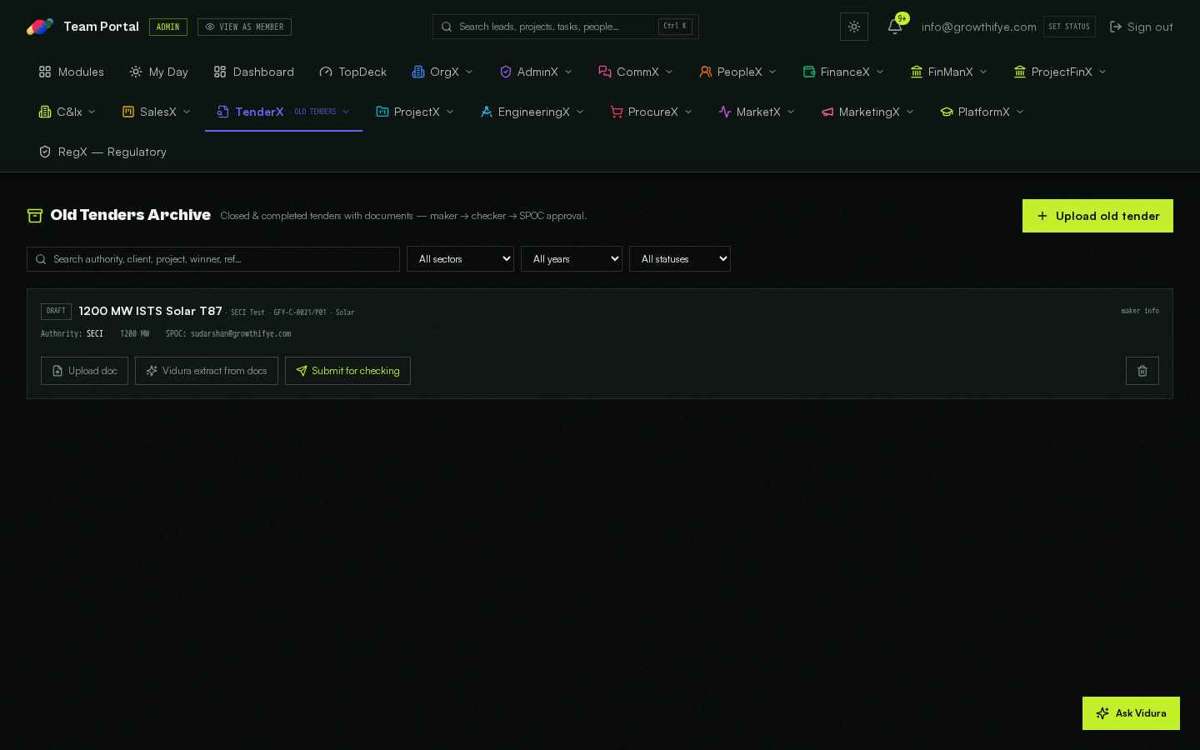 Old Tenders — full screen
